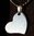 Edelstahl Schmuckanhänger graviert Herz Anhänger 28x25 mm mit Kette Diamant-Gravur